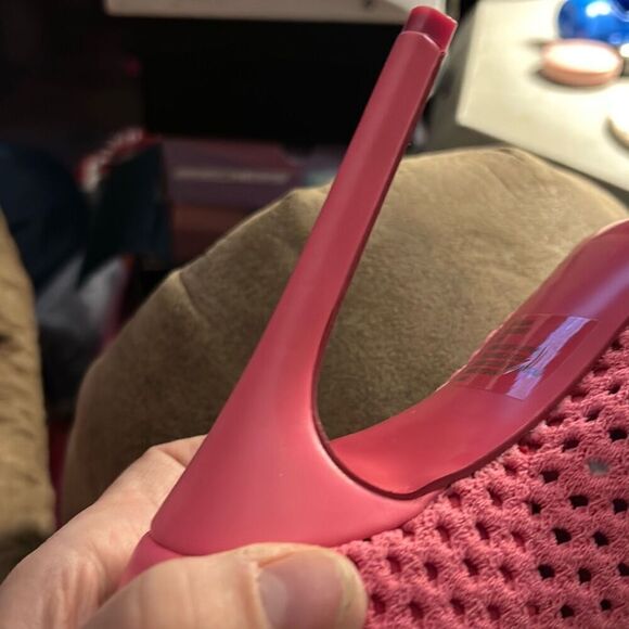 Steve Madden Evelina Pink Fashion Pull On Open Toe Ankle Bootie Fashion Boots. S - Picture 7 of 8